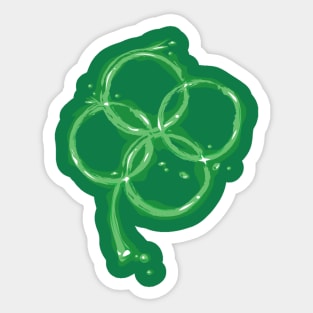 Beer Clover (Green) Sticker